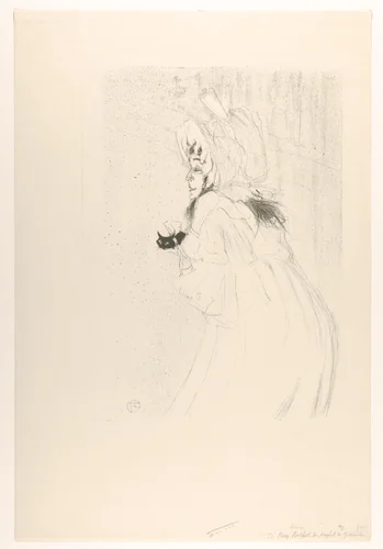Miss May Belfort Taking a Bow by Henri de Toulouse-Lautrec, print, 1895