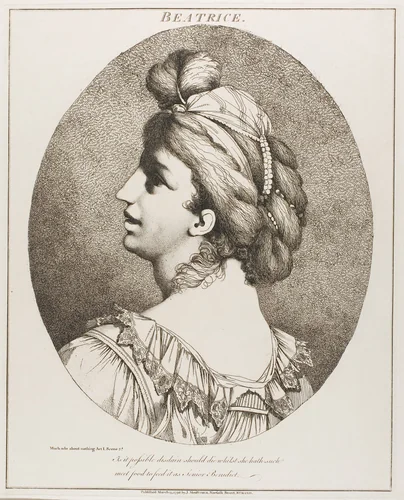 Beatrice by John Hamilton Mortimer, print, 1809