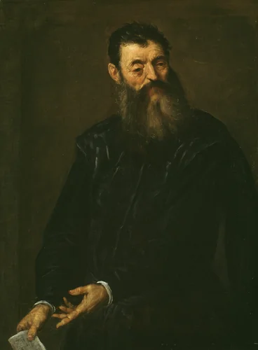 Portrait of a Gentleman by Palma Giovane, painting, 1585-1595
