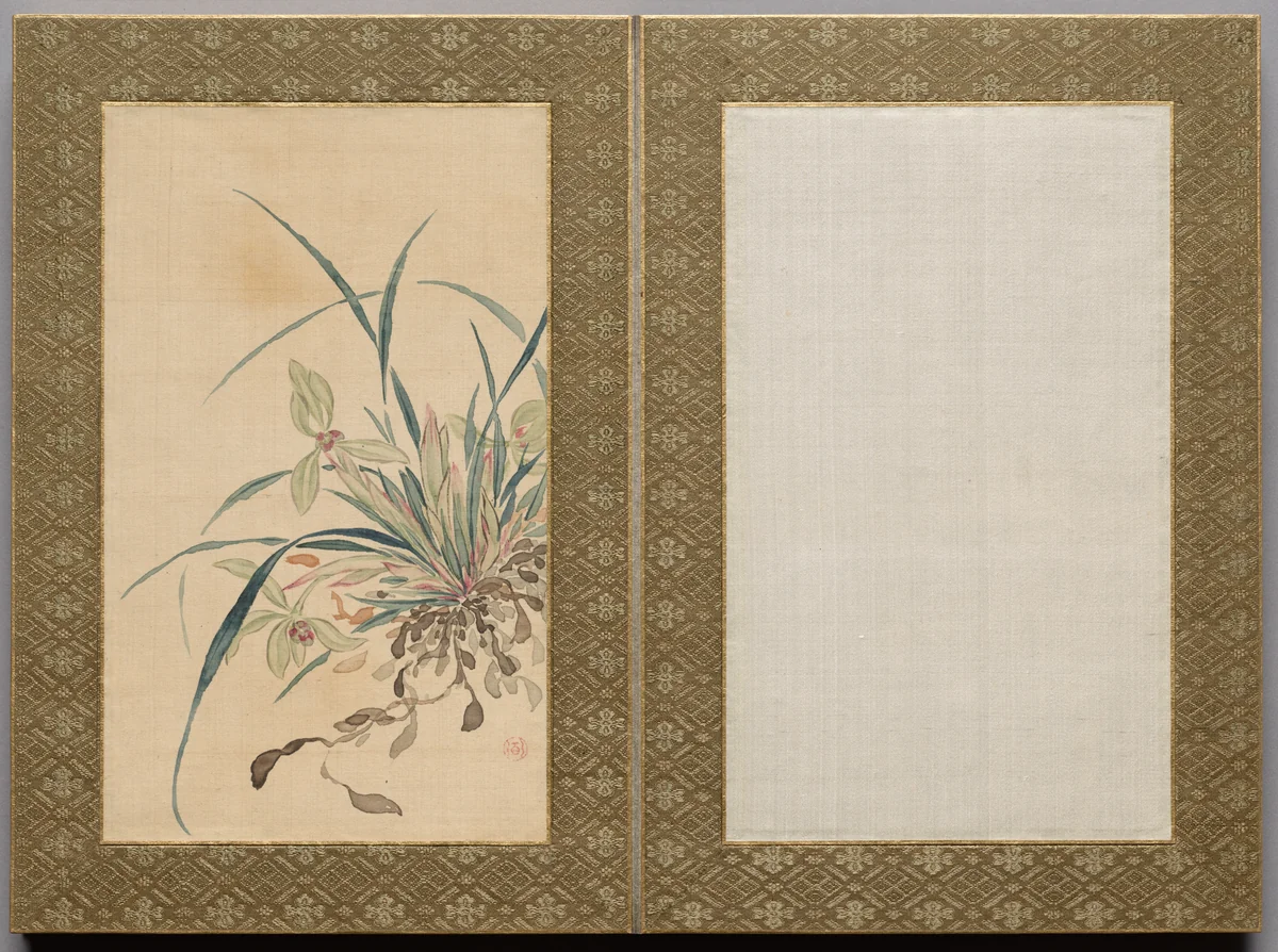 Painting from Flowers and Grasses by Tsubaki Chinzan (椿椿山), painting, 1841