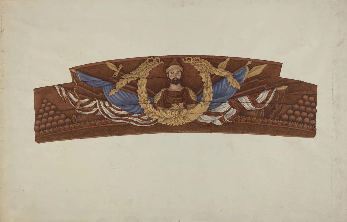 Stern Piece by Ingrid Selmer-Larsen, index of american design, 1936