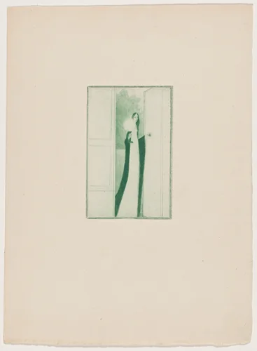 L'intruse by Maurice Dumont, print, 1895