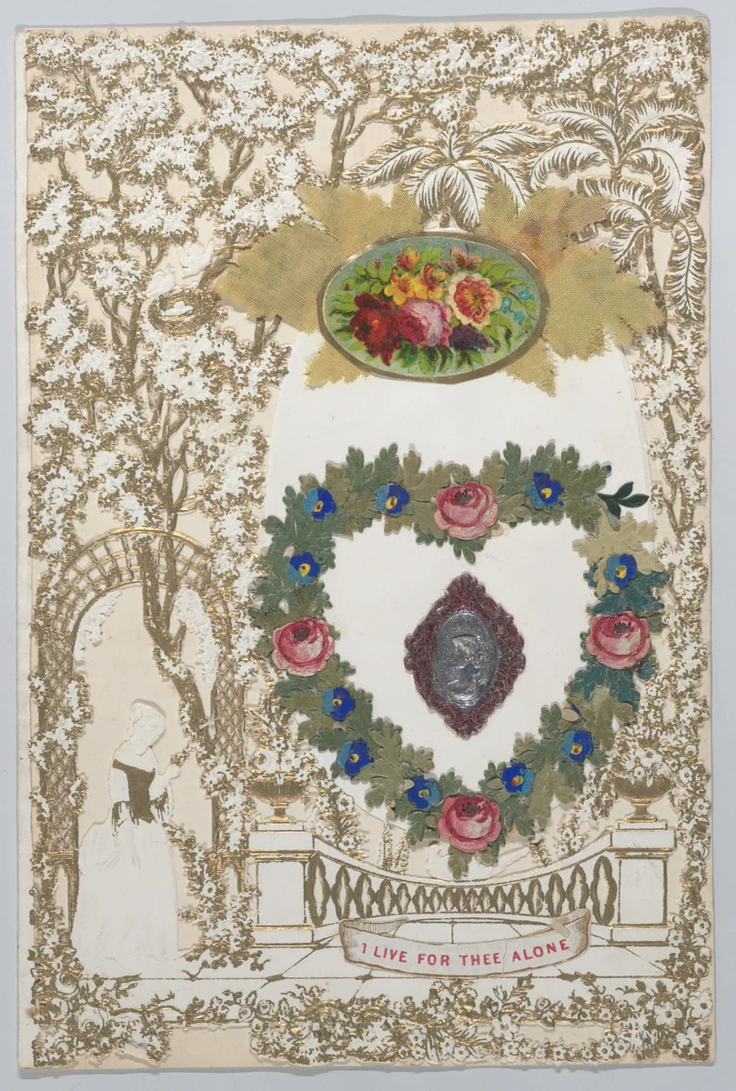 Valentine by anonymous, other, 1850-1860