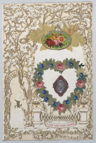 Valentine by anonymous, other, 1850-1860