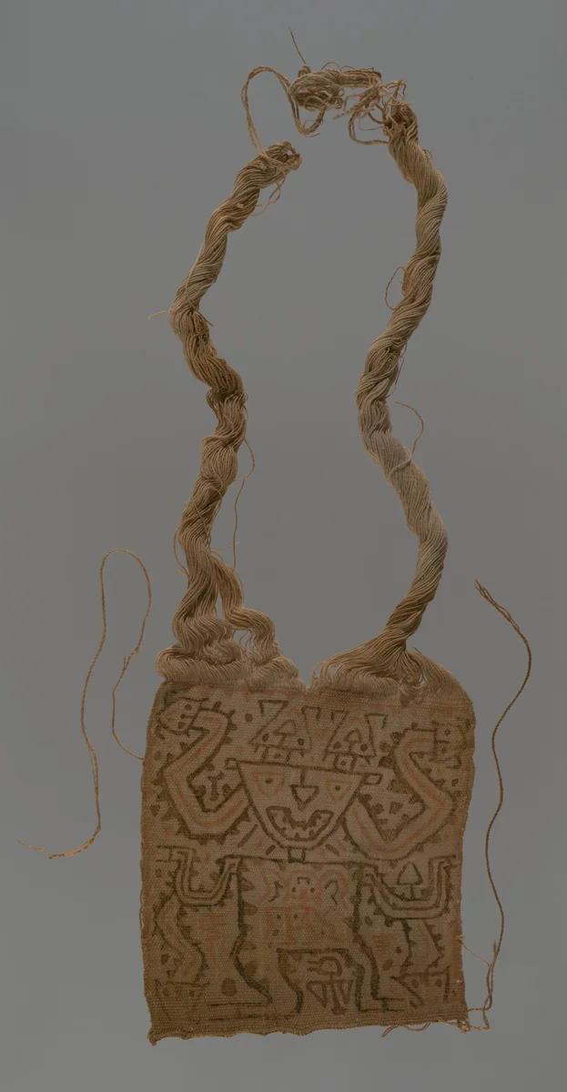 Mummy Mask by Paracas, textile, -100--1