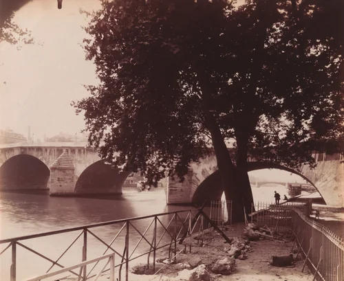 Pont Royal by Eugène Atget, photograph, 1911