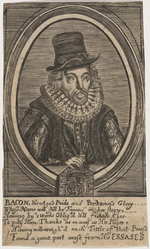 Sir Francis Bacon by Simon van de Passe, print, 1595-1647
