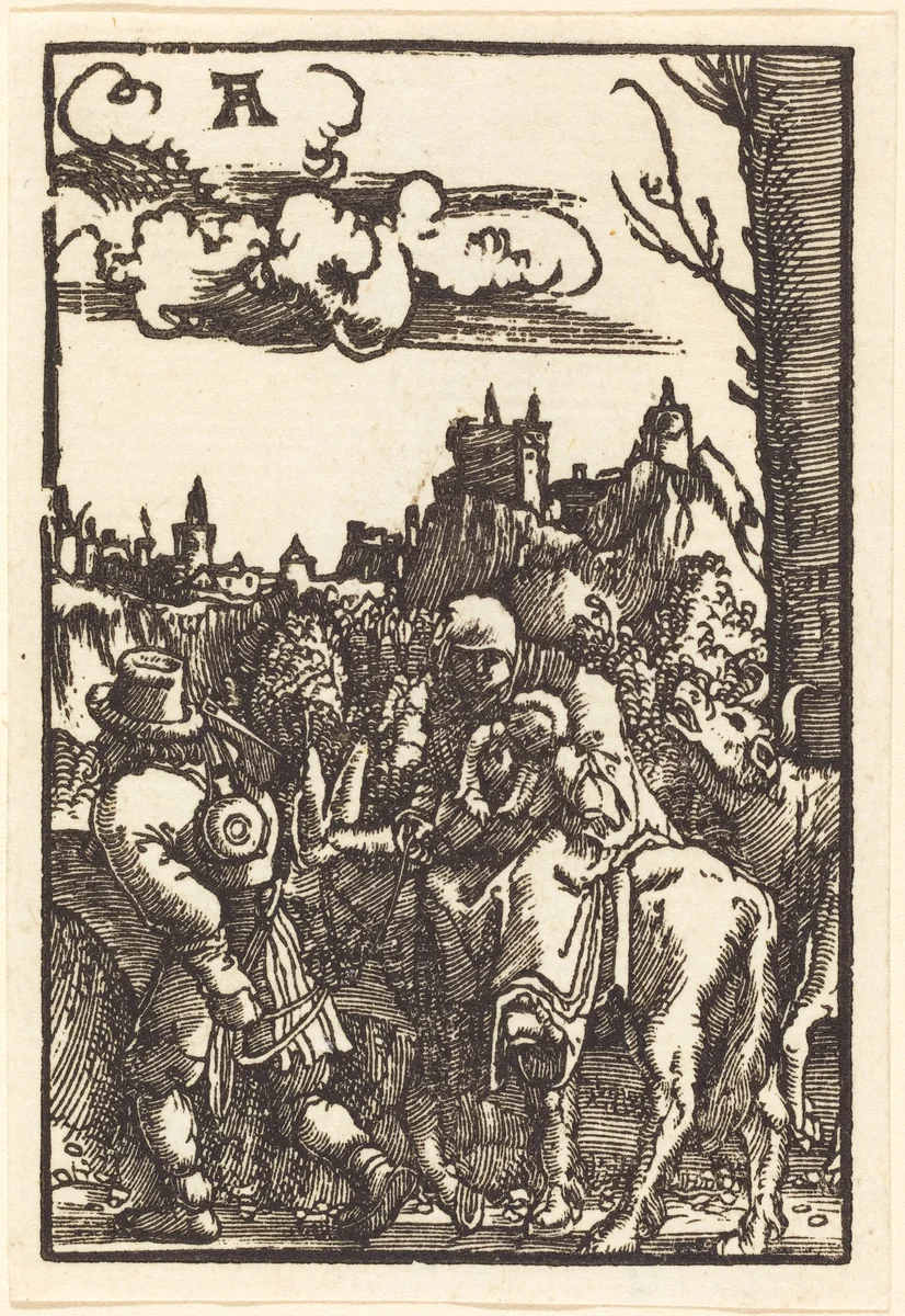 The Flight into Egypt by Albrecht Altdorfer, print, 1513