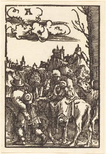 The Flight into Egypt by Albrecht Altdorfer, print, 1513