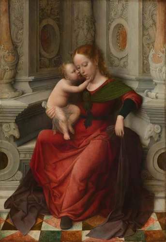 Maria met kind by Unknown, painting, 1530-1540
