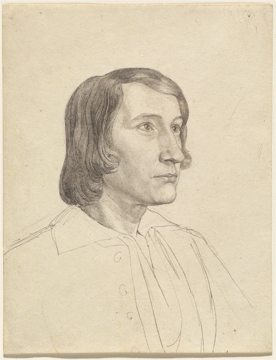 Gustav Heinrich Naeke by Julius Schnorr von Carolsfeld, drawing, 1820