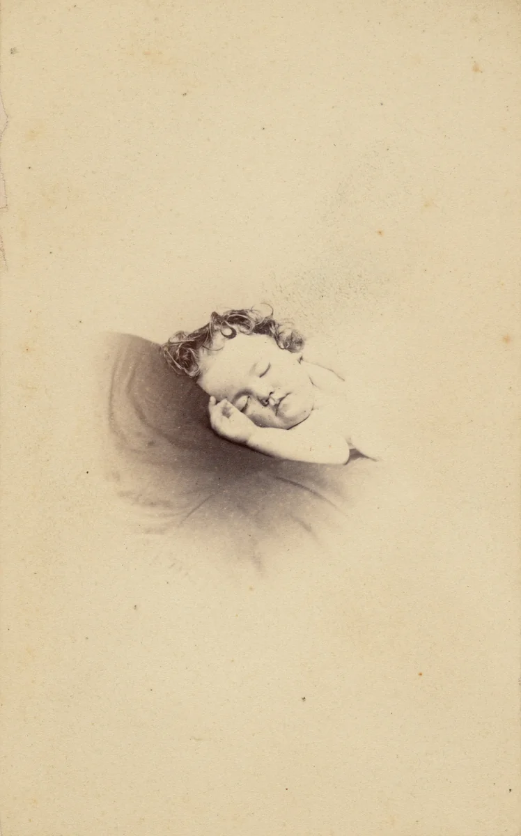 Portrait of a Baby by Hannah H. Worthing, photograph, 1860-1869