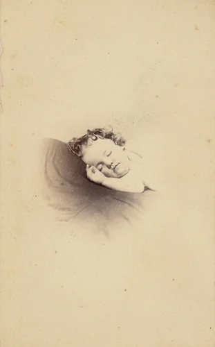 Portrait of a Baby by Hannah H. Worthing, photograph, 1860-1869