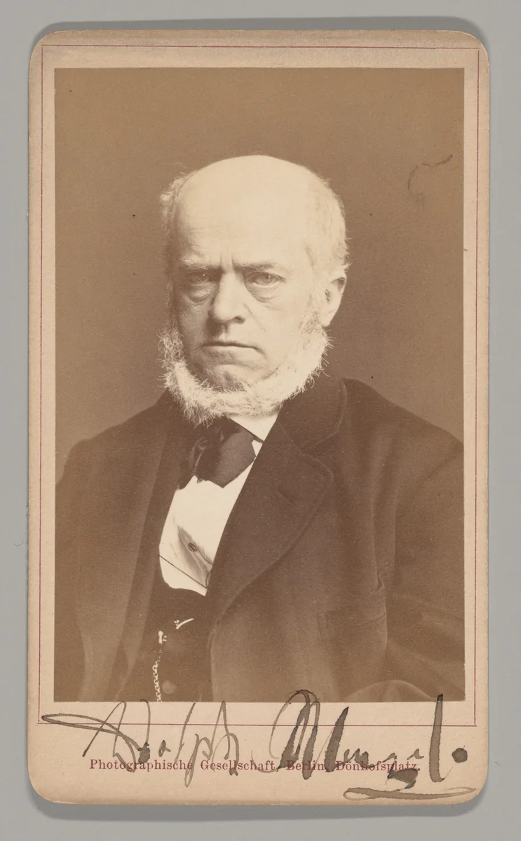 [Adolph Menzel] by Photographische Gesellschaft, photograph, 1860-1869
