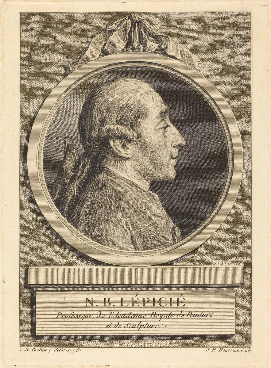 N.B. Lepicie by Jean François Rousseau, print, 1776