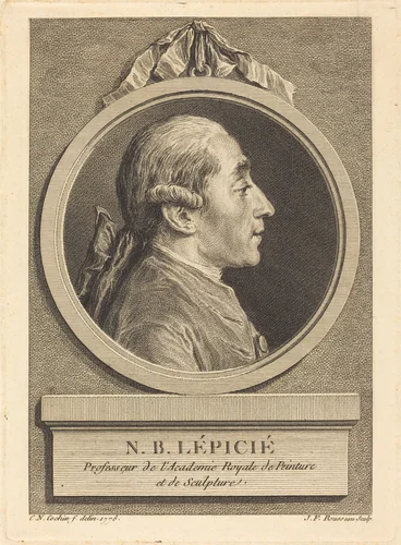 N.B. Lepicie by Jean François Rousseau, print, 1776