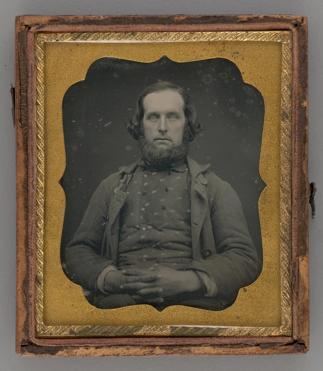 Untitled (Portrait of Seated Man) by Unknown maker, other, 1852