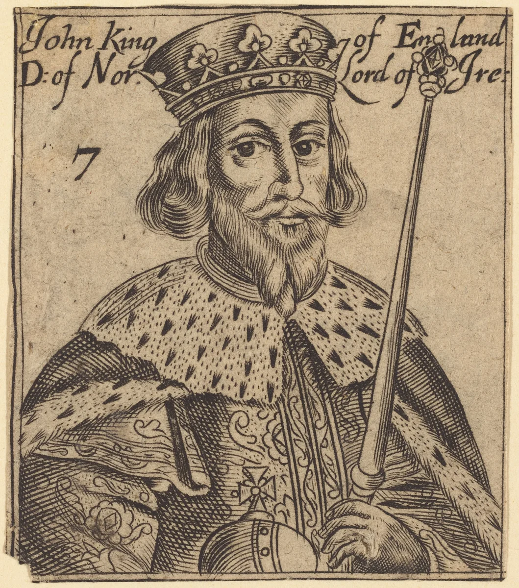 John, King of England by British 17th Century, print, 1600-1699