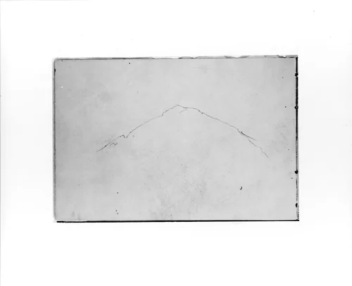 Mountain Sketch (from Sketchbook X) by William Trost Richards, artwork, 1885