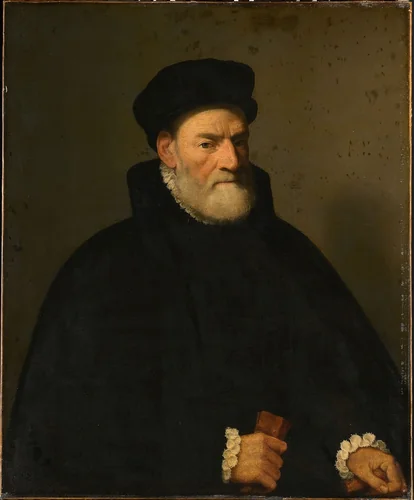 Portrait of Vercellino Olivazzi by Giovanni Battista Moroni, painting, 1565