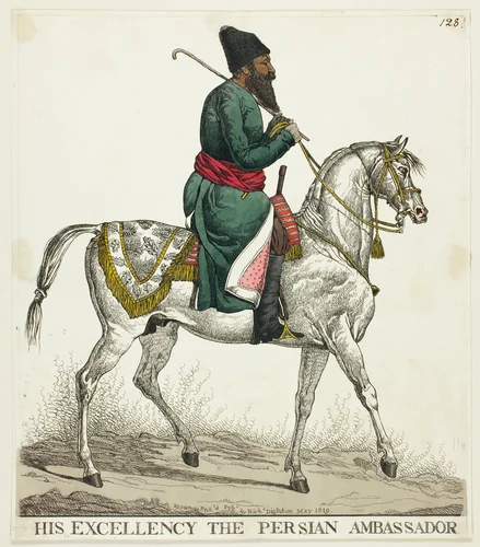 The Persian Ambassador by Richard Dighton, print, 1815-1880