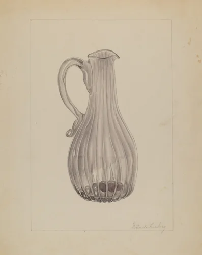 Cruet by Gertrude Lemberg, index of american design, 1936