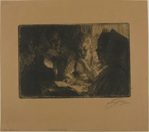 The New Ballad by Anders Zorn, print, 1903