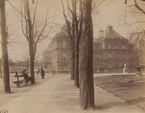 Jardin Luxembourg by Eugène Atget, photograph, 1902