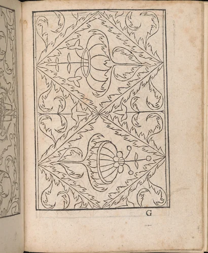 New Modelbüch allen Nägerin u. Sydenstickern (Page 25r) by Hans Hoffman, book, 1556