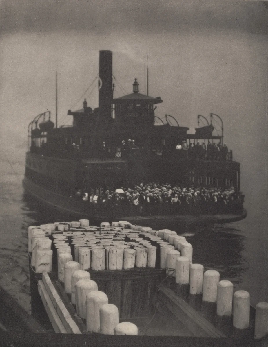 The Ferry Boat by Alfred Stieglitz, photograph, 1910