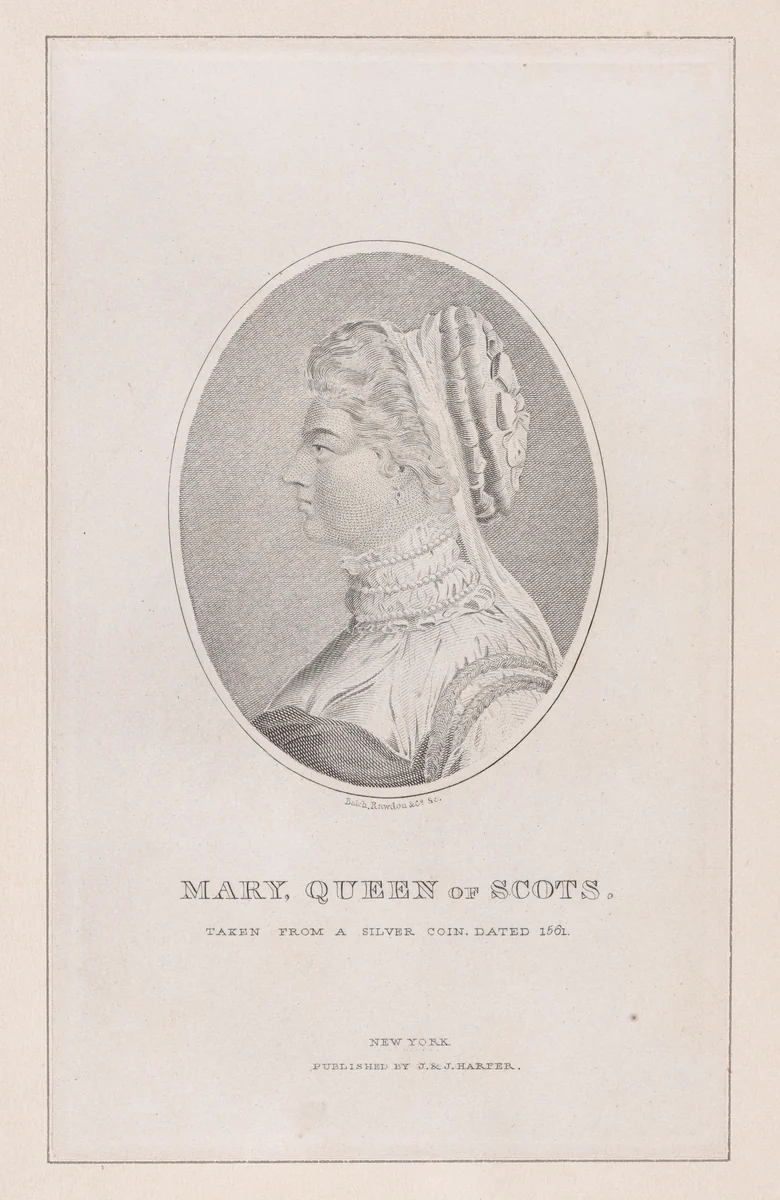 Mary, Queen of Scots by Rawdon & Co., print, 1818-1822