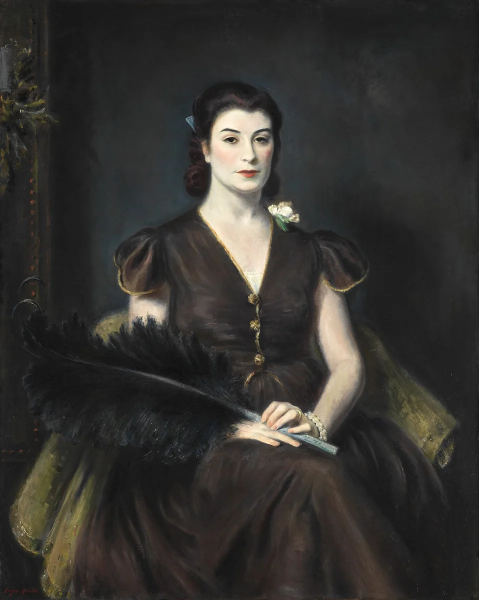 Jeanne Balzac by Eugene Edward Speicher, painting, 1923