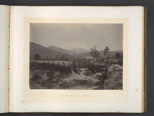 The Allatoona Pass, Georgia by George N. Barnard, photograph, 1860-1869
