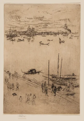 Upright Venice by James McNeill Whistler, print, 1879-1880