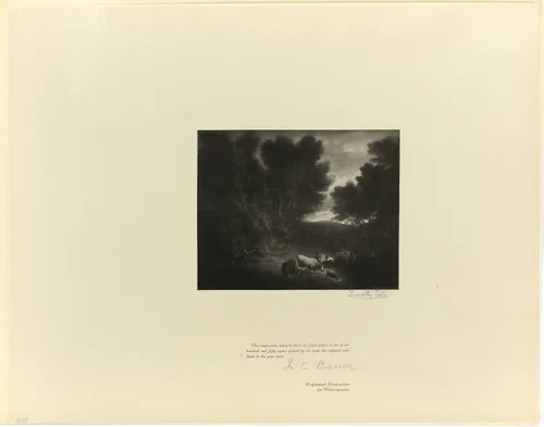 The Watering Place, from Old English Masters by Timothy Cole, print, 1897