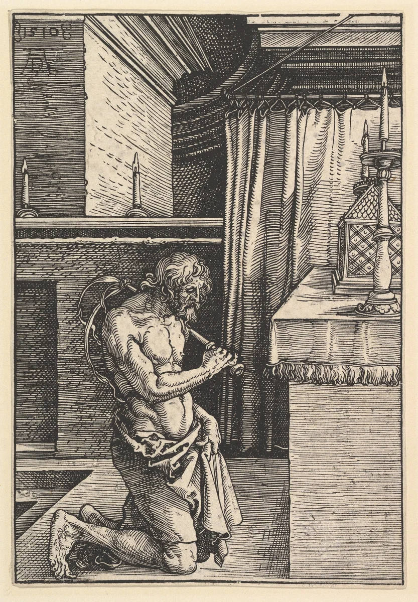 The Penitent by Albrecht Dürer, print, 1510