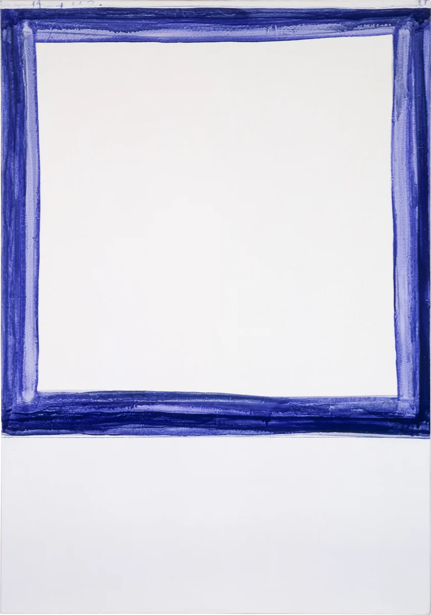 The Beach House by Mary Heilmann, painting, 1986