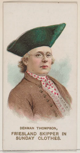 Denman Thompson as Friesland Skipper in Sunday Clothes, from the set Actors and Actresses, Second Series (N71) for Duke brand cigarettes by W. Duke, Sons & Co., print, 1888-1890