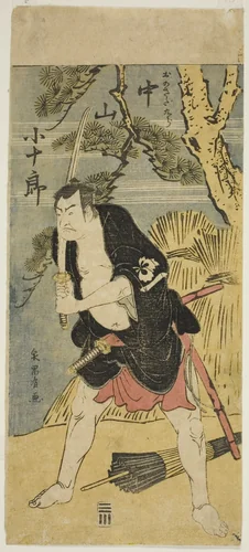 Kojuro as Sadakuro by Katsukawa Shunzan, print, 1781-1791