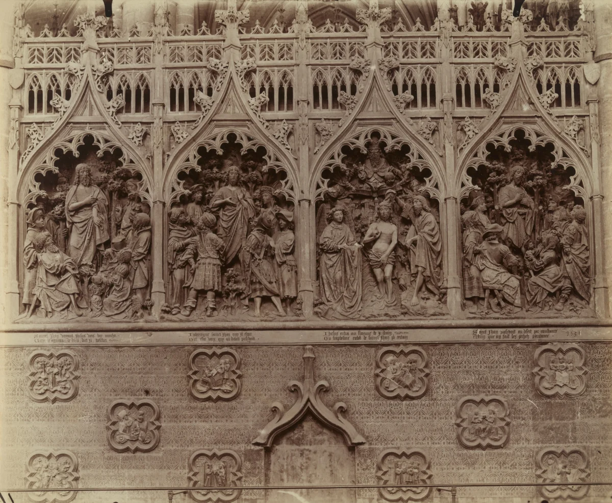 Amiens, Clôture du Choeur by Eugène Atget, photograph, 1899