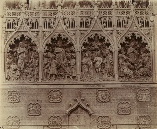 Amiens, Clôture du Choeur by Eugène Atget, photograph, 1899