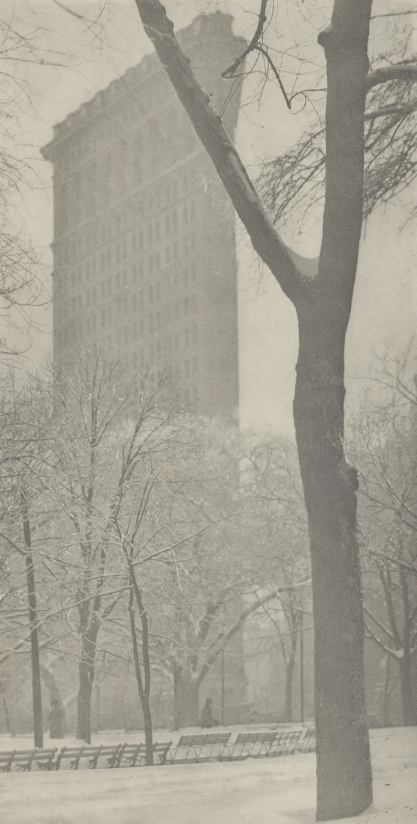 The Flatiron by Alfred Stieglitz, photograph, 1903