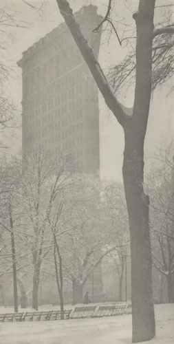 The Flatiron by Alfred Stieglitz, photograph, 1903