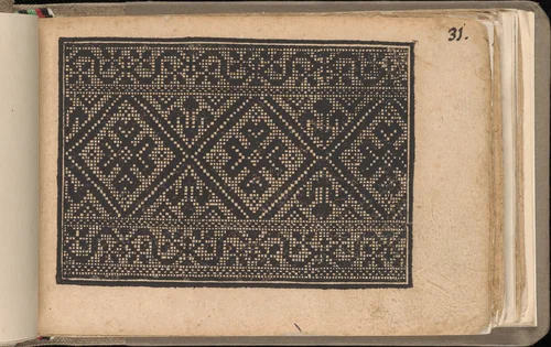 Schön newes Modelbuch (Page 31r) by Sigismundus Latomus, book, 1608