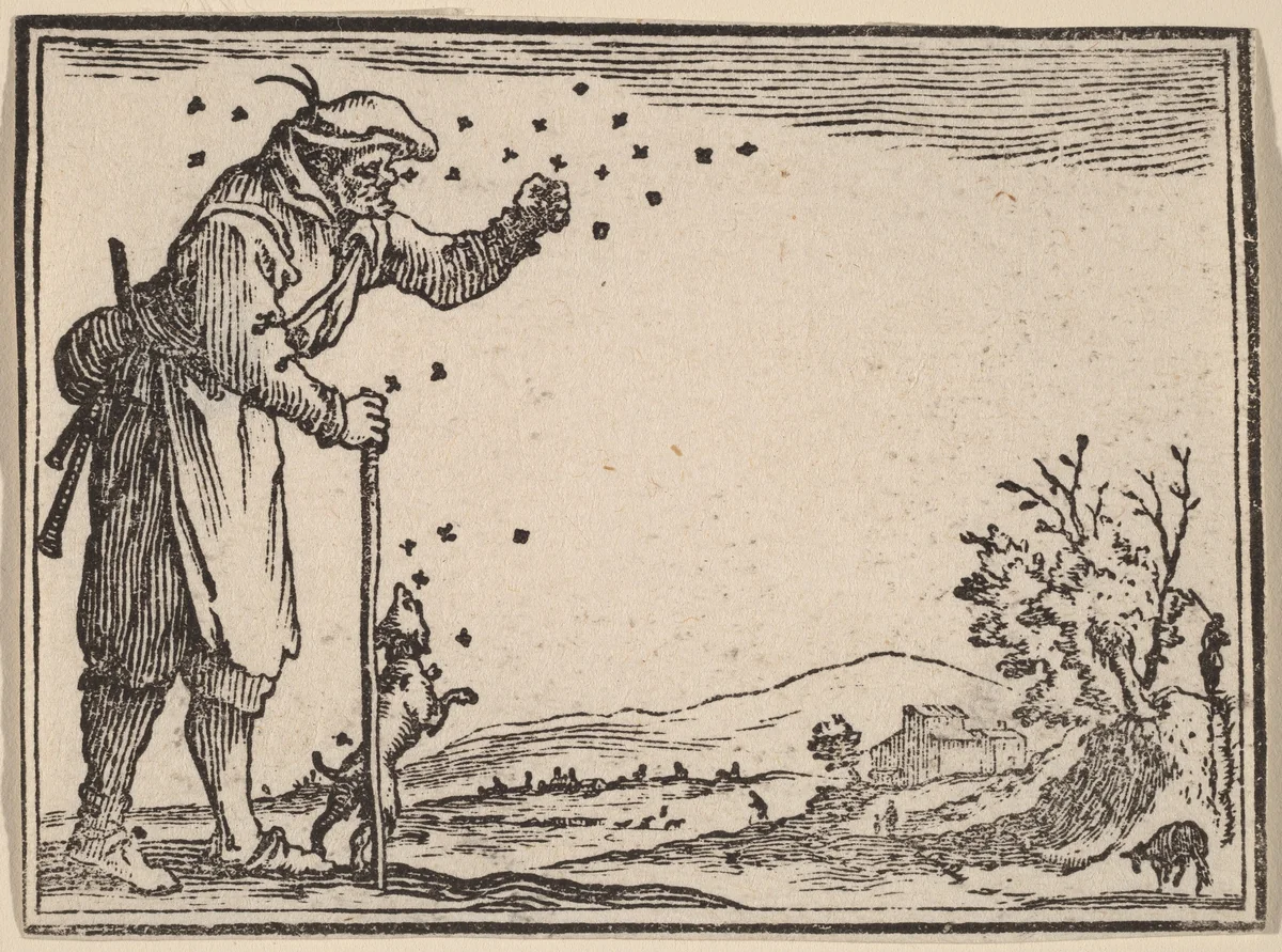 Peasant Attacked by Bees by Edouard Eckman
Jacques Callot, print, 1621