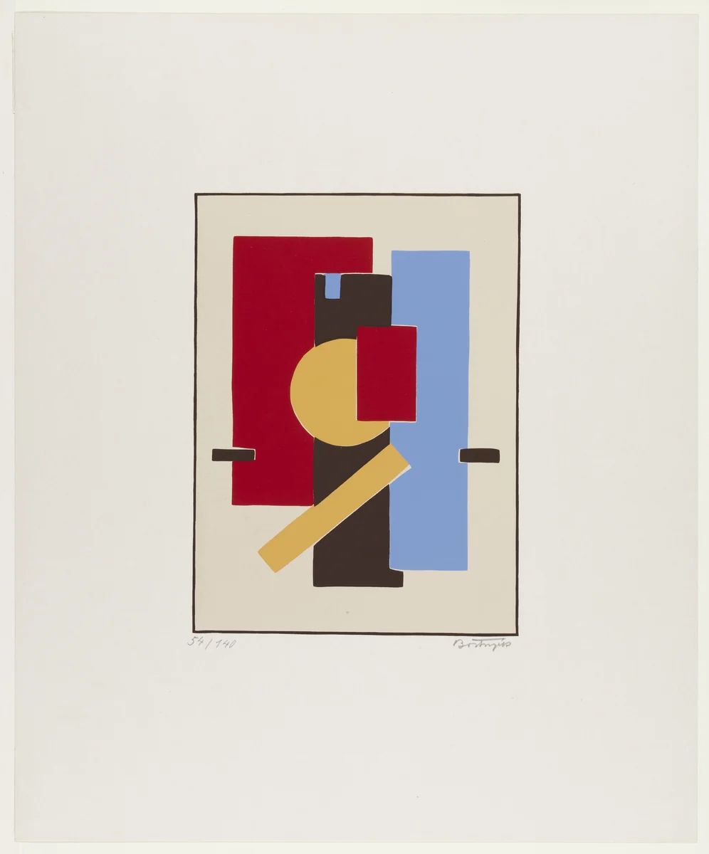 Untitled from Album MA by Sándor Bortnyik, print, 1921