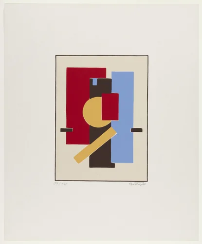 Untitled from Album MA by Sándor Bortnyik, print, 1921