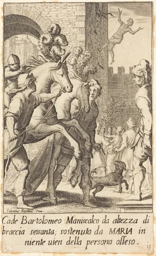 Bartolomeo, Farrier by Jacques Callot; Fabrizio Boschi, print, 1619