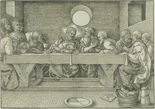 The Last Supper by Albrecht Dürer, print, 1523