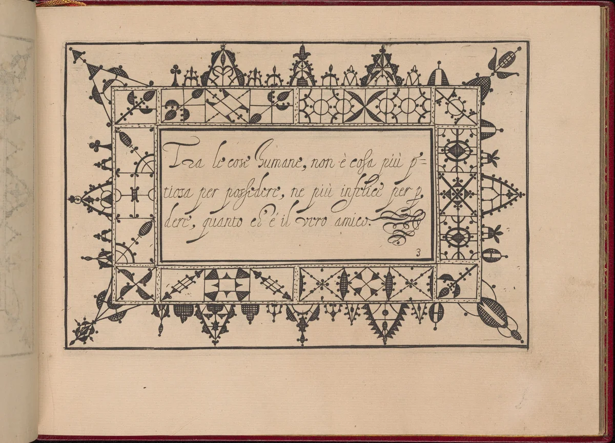 Ghirlanda: Di sei vaghi fiori scielti da piu famosi Giardini d'Italia, page 11 (recto) by Pietro Paulo Tozzi, book, 1604